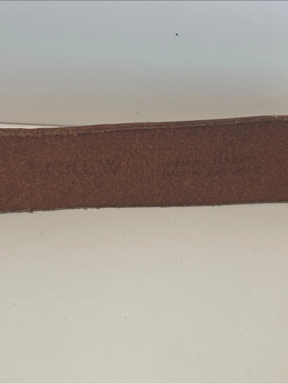J.Crew Classic Brown Leather Jeans Belt- 44” Length